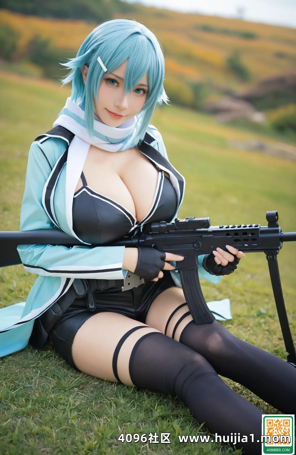 ★Pixiv★ [Kaiysx] Asada Shino Sword Art Online Dragon Girl