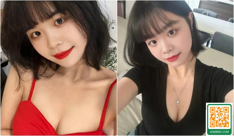 外表清純靚麗私下淫蕩