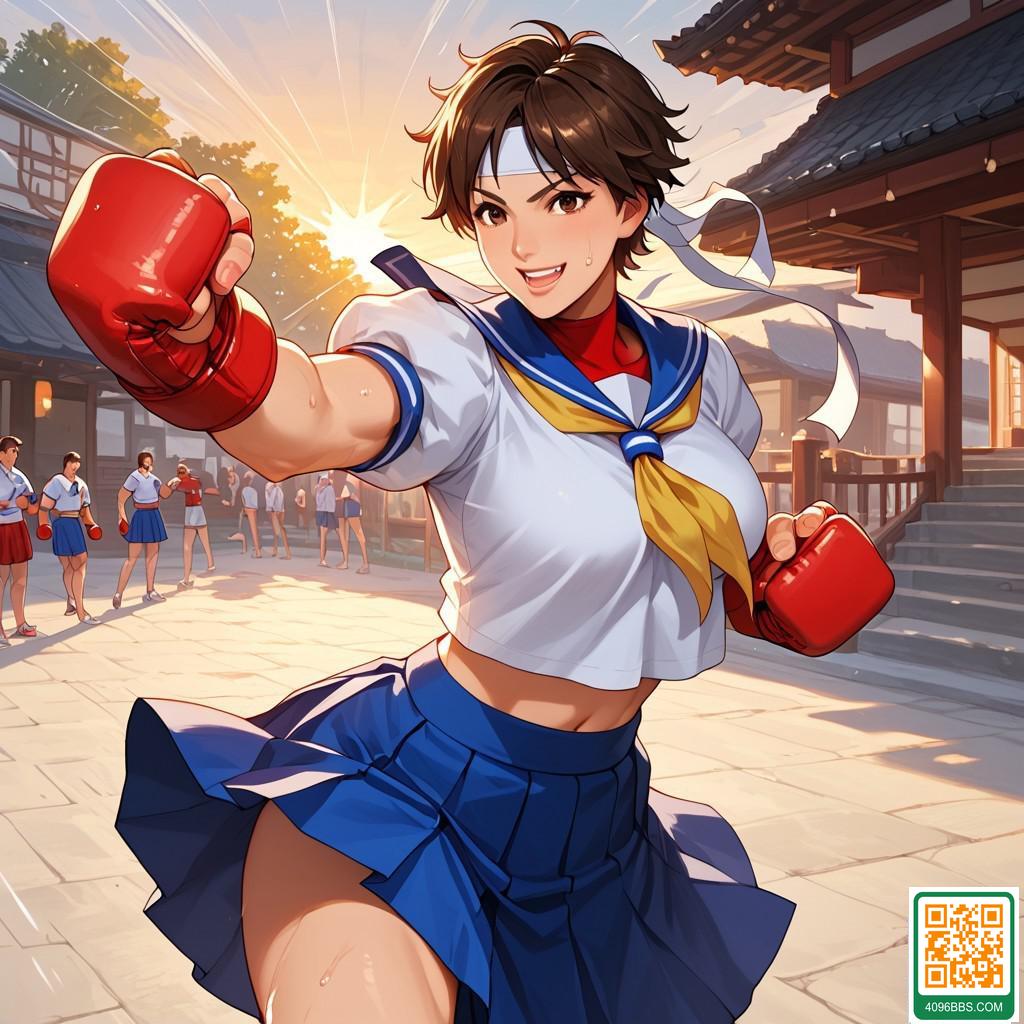 格鬥天王--春日野櫻[AI Generated]