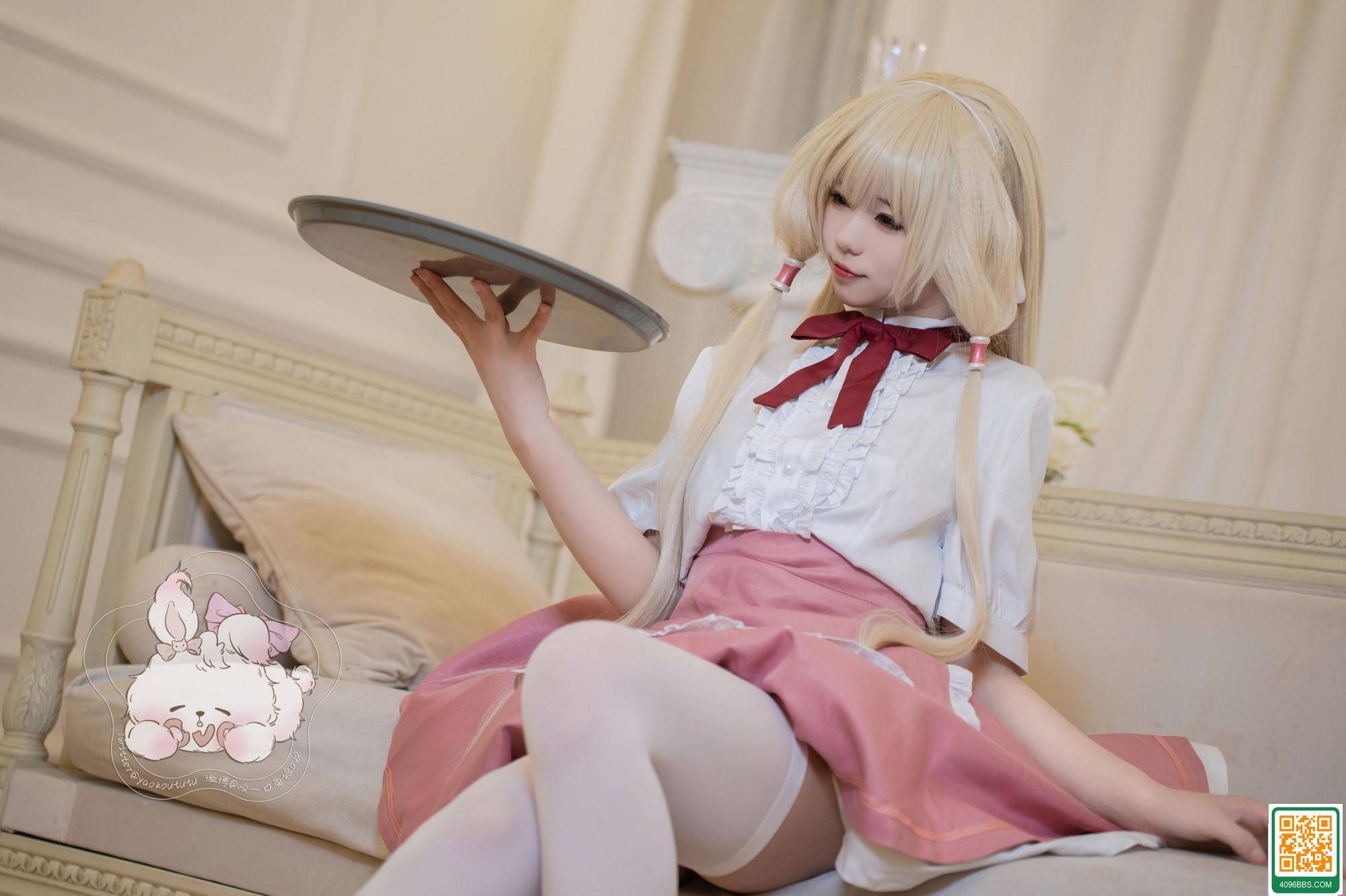 Coser@黏黏團子兔 – 女仆小叽 (70P)